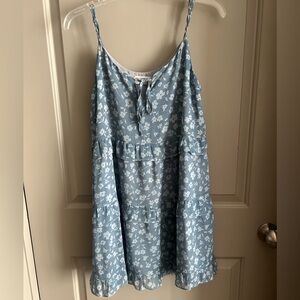 Dress Forum Light Blue Floral Sundress